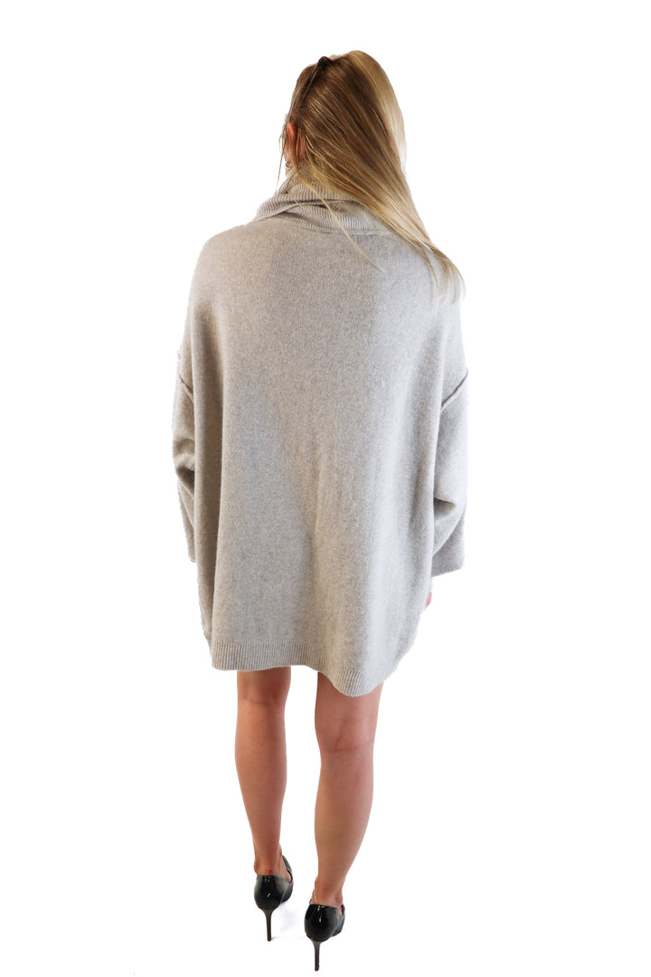 SOLD: Free People Light Grey Cashmere Sweater (S; retail $168)