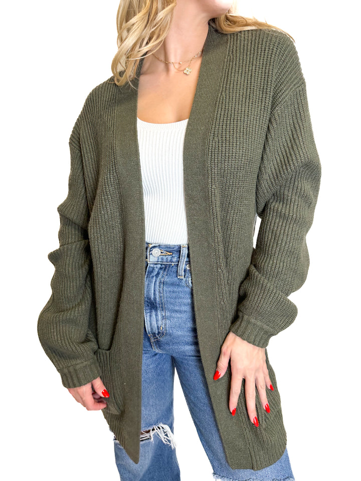 Tavi Alpine Long Cardigan in Green NWT (S)
