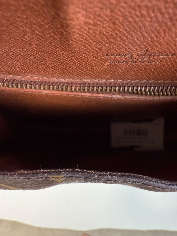 Upcycled Louis Vuitton Crossbody Boho Bag (retail $2,299.99)