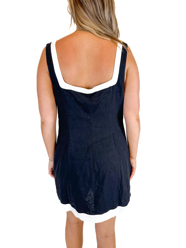 Show Me Your Mumu Black and White Mini Dress NWT (XL)
