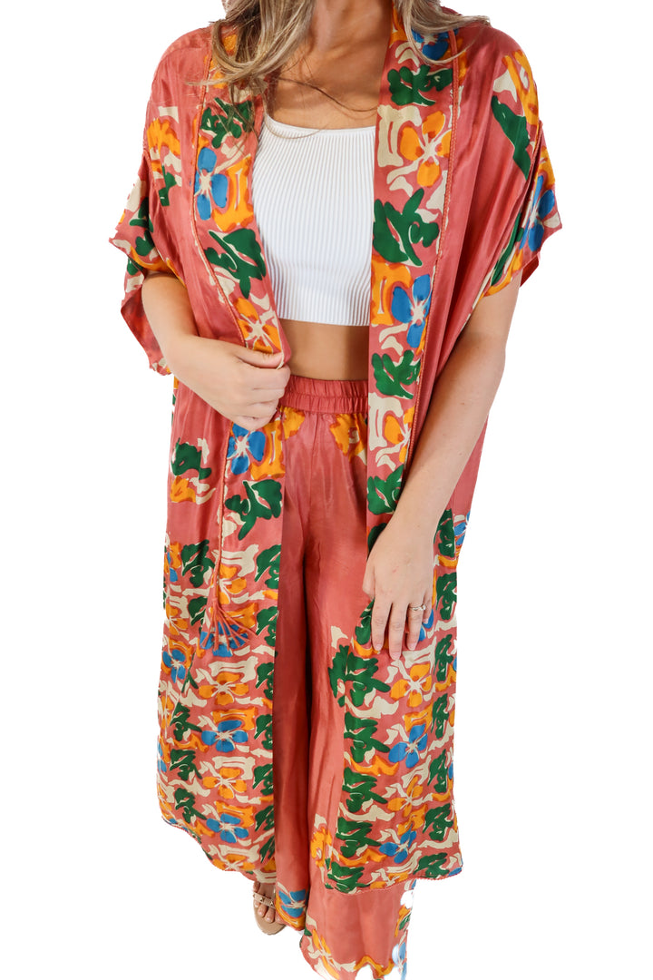 Mes Demoiselles Floral Silk Set (FR42/ US 10; retails for $660)