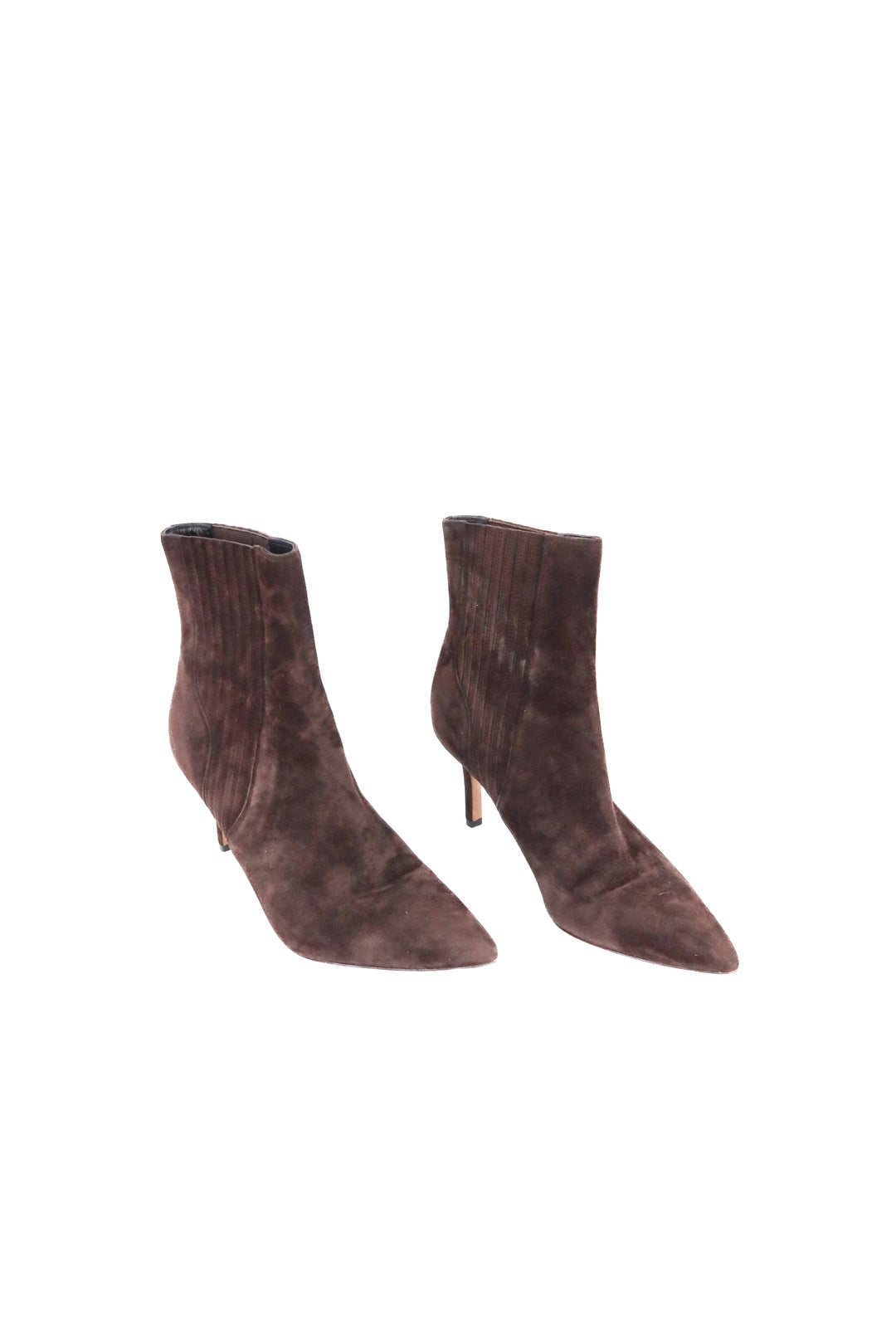 veronica beard dark brown suede boots (10; retail $495)