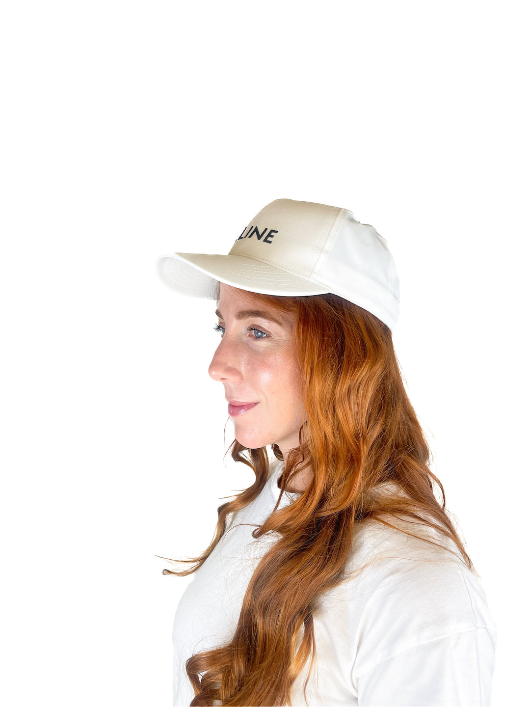 Celine White Baseball Hat NWT (O/S)