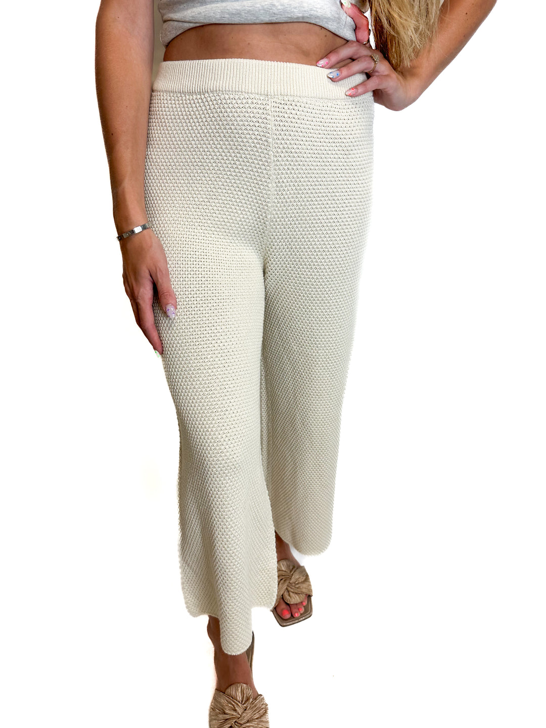 Current Terra Beige Knit Pants (S)
