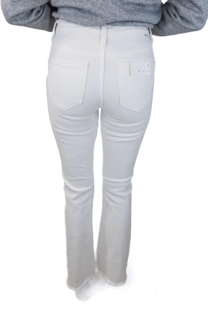 Risen white jeans NWT (24; retails for $74)