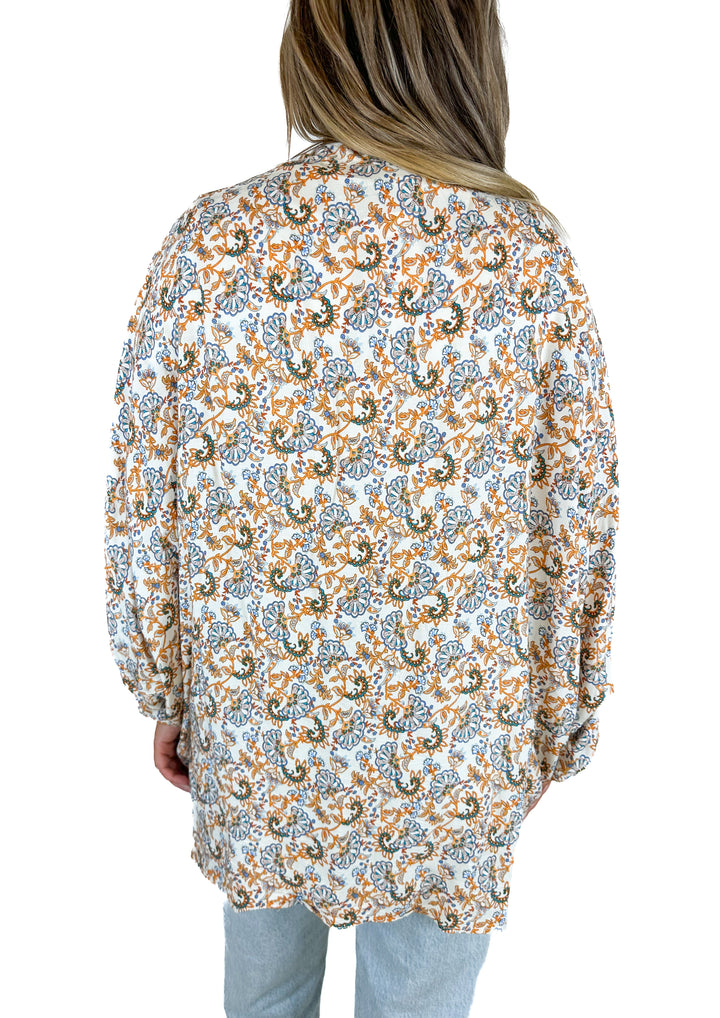 Evereve Lulla Collection Margo Paisley Wrap (O/S)