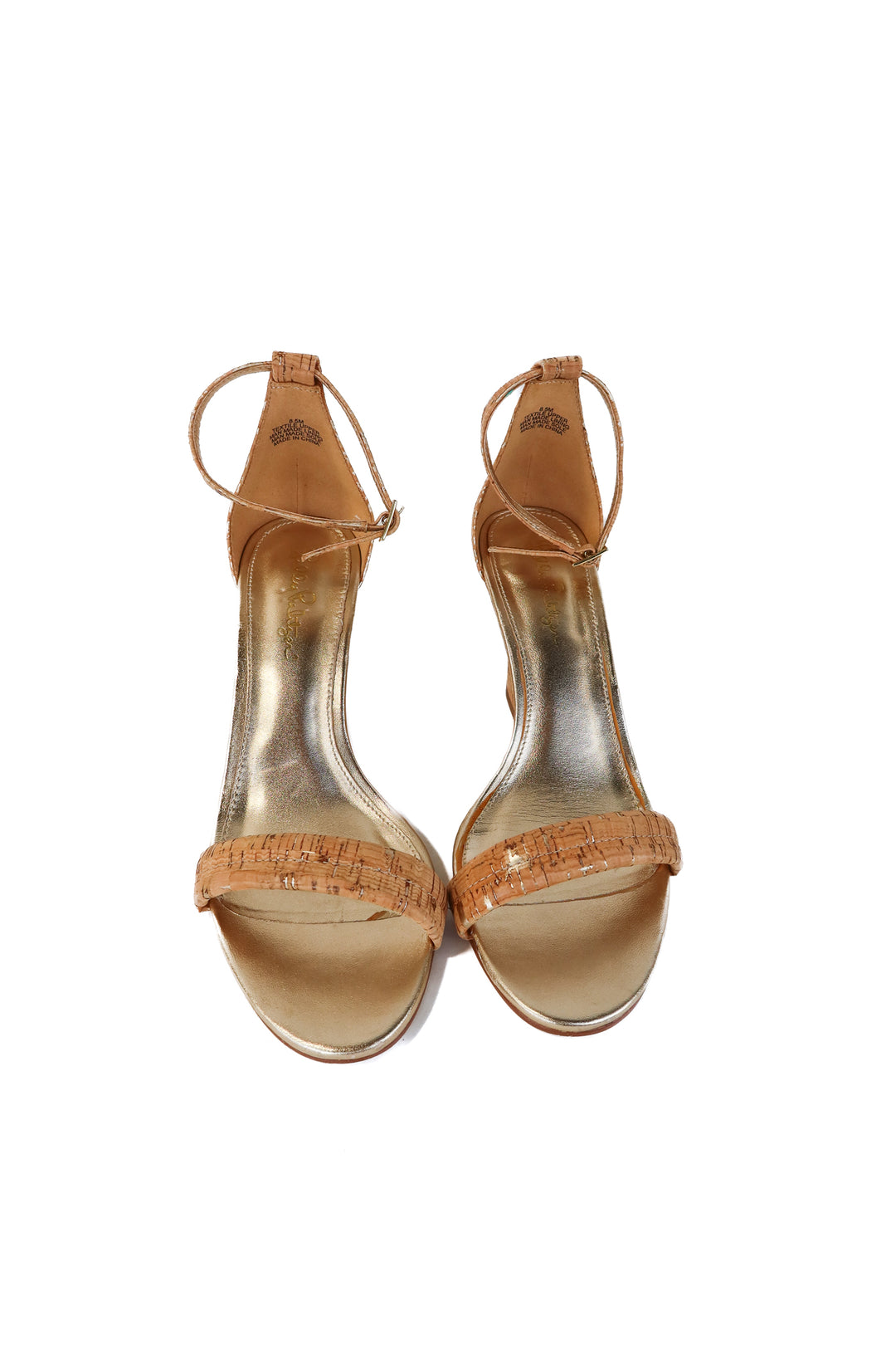 lilly pulitzer cork wedges (8.5; retail $218)