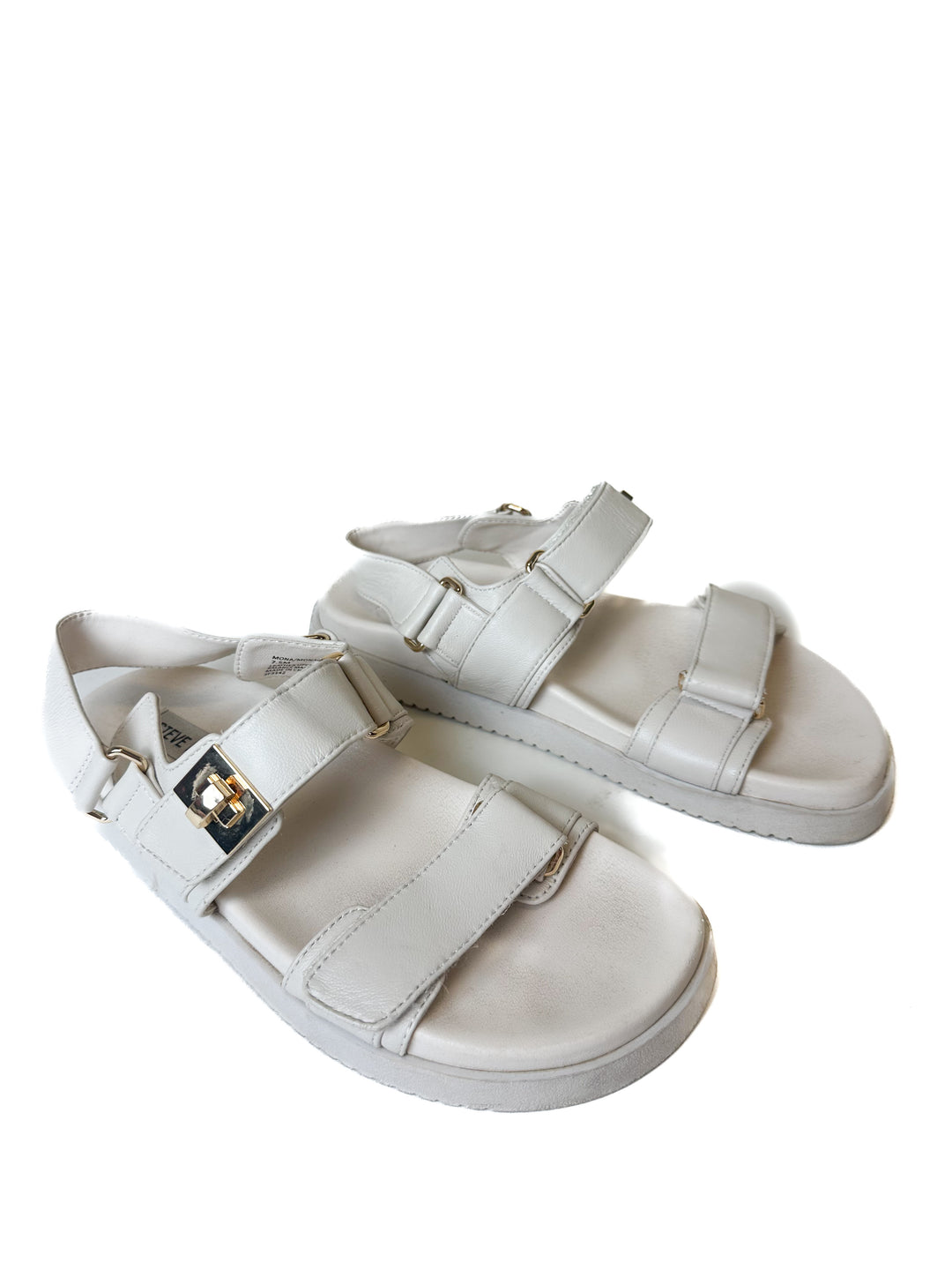 Steve Madden Cream Sandals (7.5)