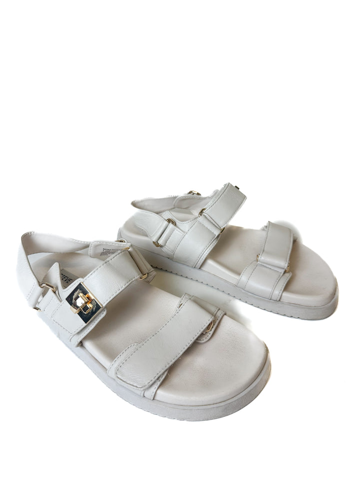 Steve Madden Cream Sandals (7.5)