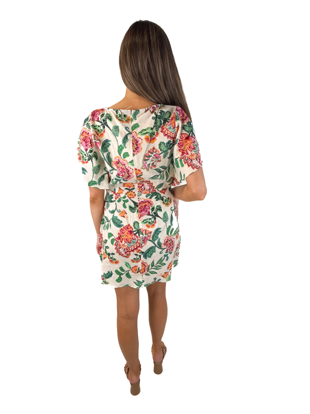 misa floral "layla dress" NWT (xs; retails $360)*