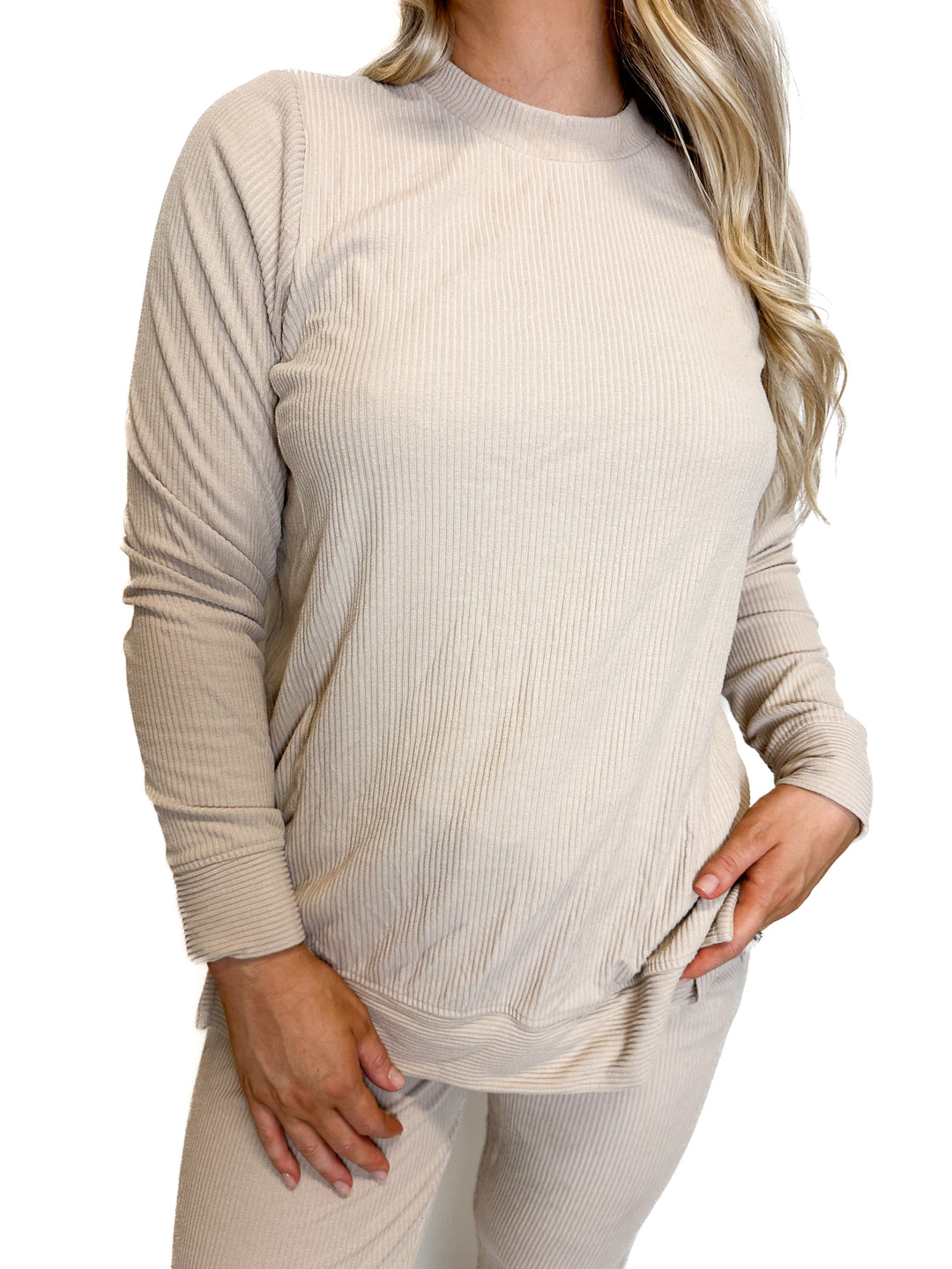 Tommy John Tan Ribbed Set (S)