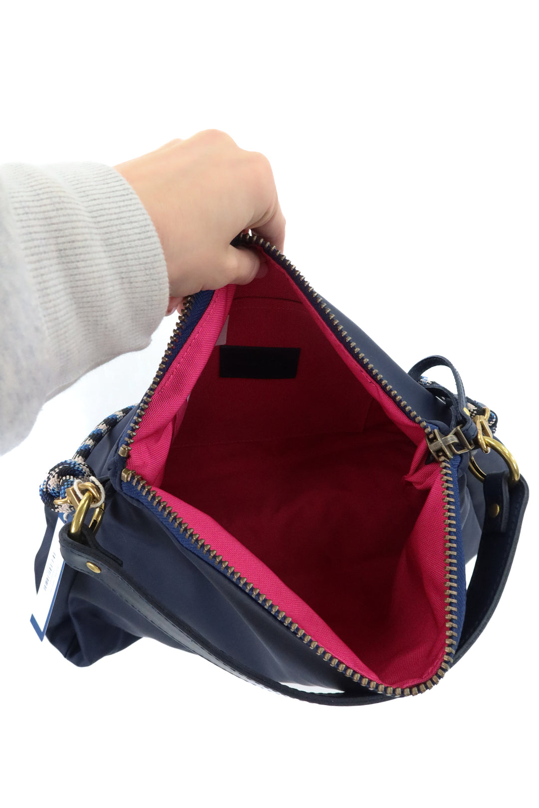 parker thatch navy nylon bag nwt (Retail $568)