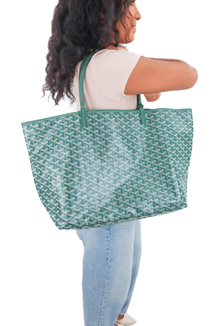 goyard goyardine St. Louis GM in Green