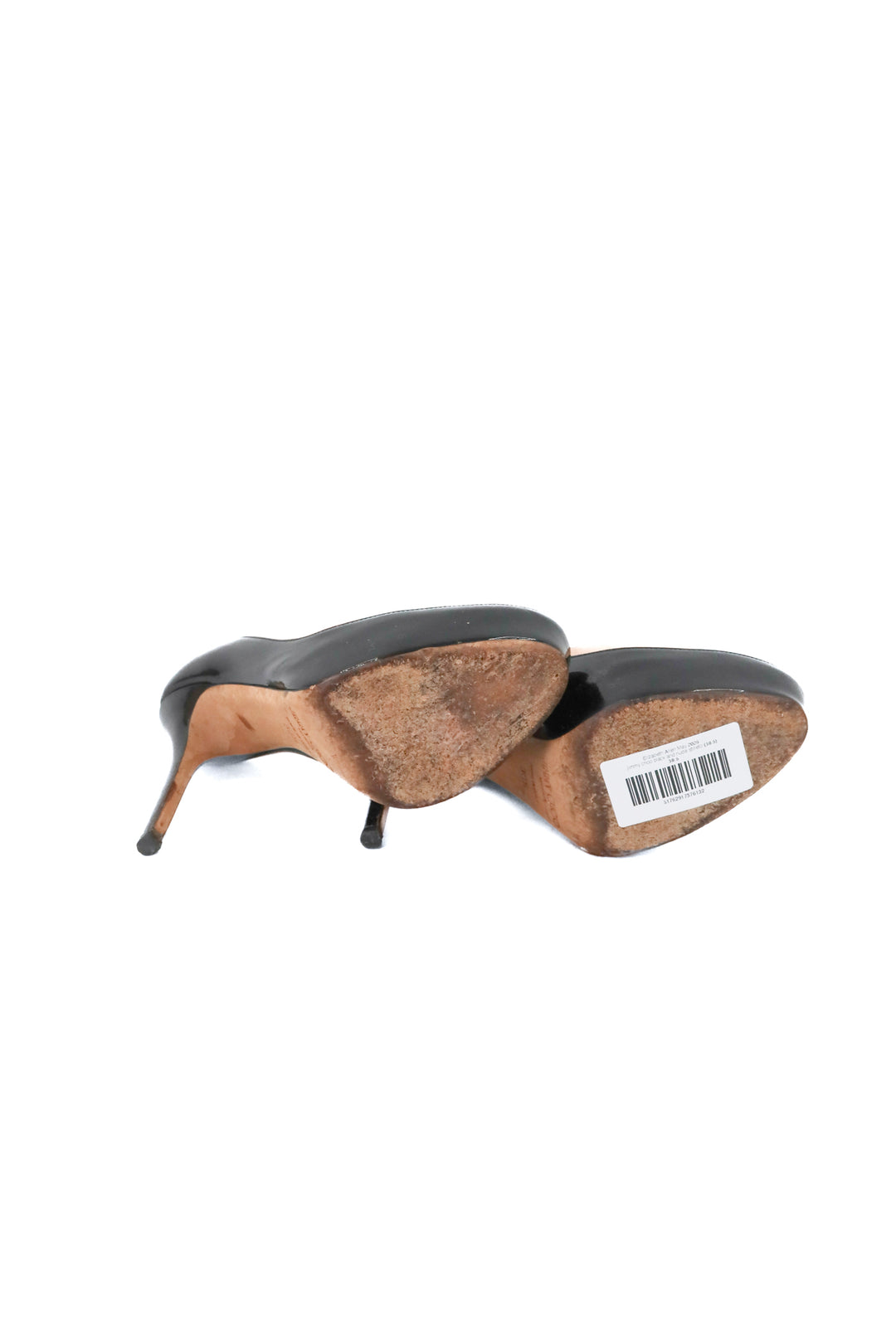 jimmy choo black and nude stilleto (38.5/ US 8.5; retail $895)