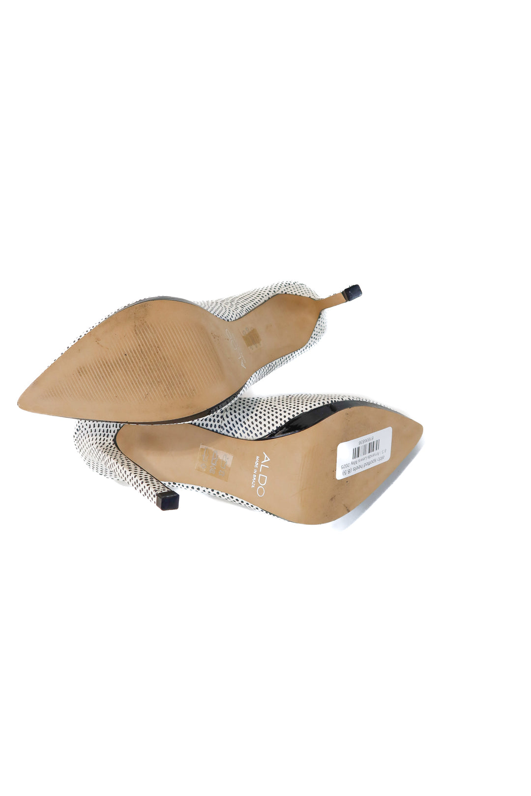aldo spotted heels (8.5; retail $110)