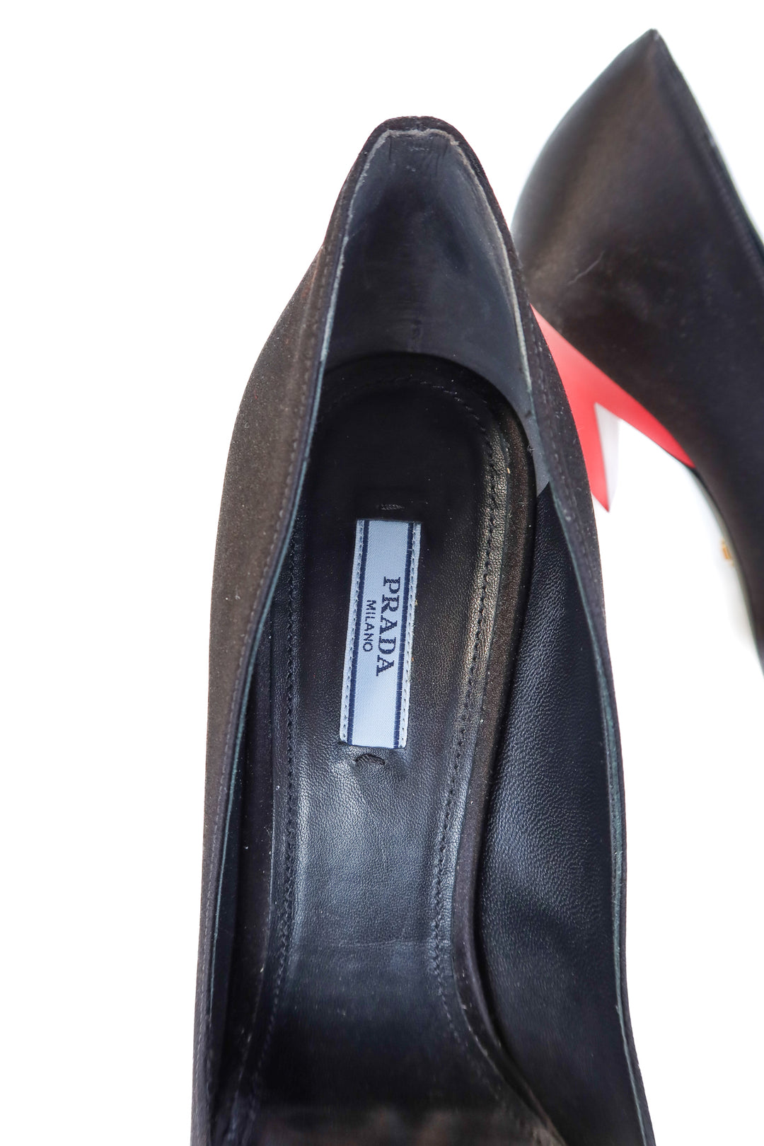 prada lightning bolt heels (42/ US 11-12; retail $950)