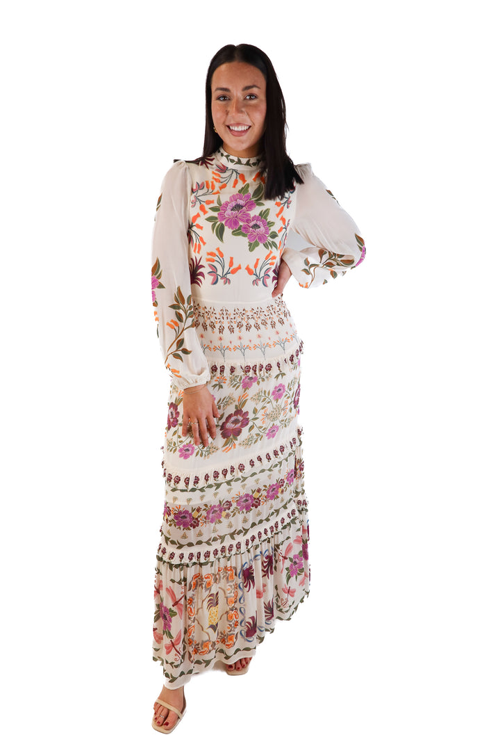 Farm Rio Floral Maxi Dress (XS; retail $298)