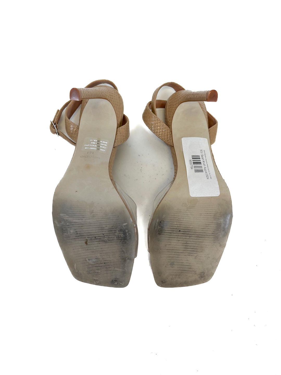 Steve Madden Jessenia Heeled Sandal Tan (9.5M)