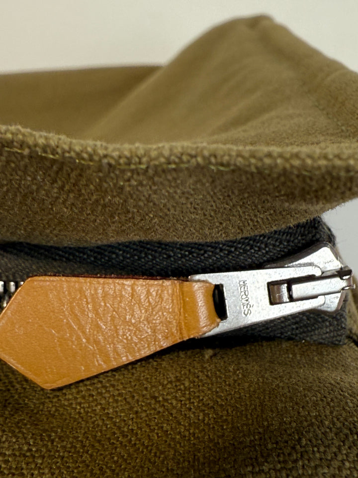Hermes Canvas Clutch Bag (est. retail $695)