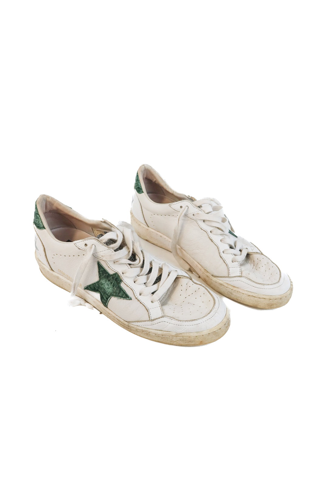 SOLD: Ballstar Golden Goose green snakeskin sneakers (41)