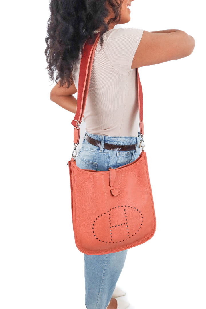Hermes Evelyne in Clemence Leather