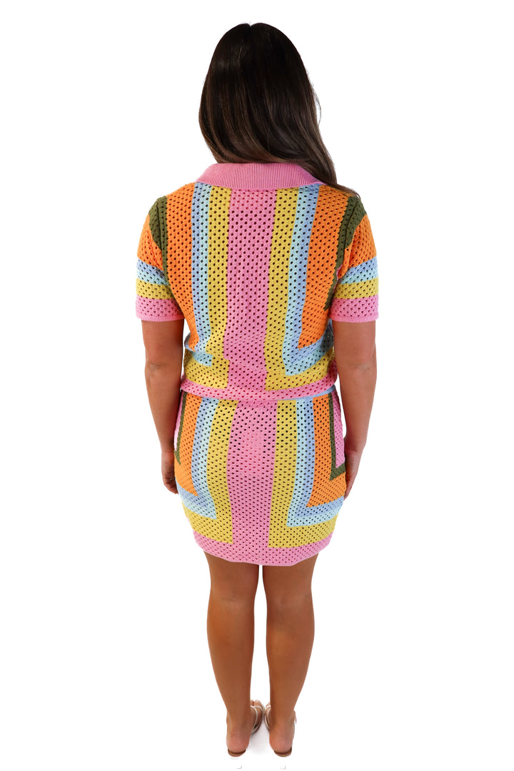 MNG colorful crotchet set (M; retail $120)