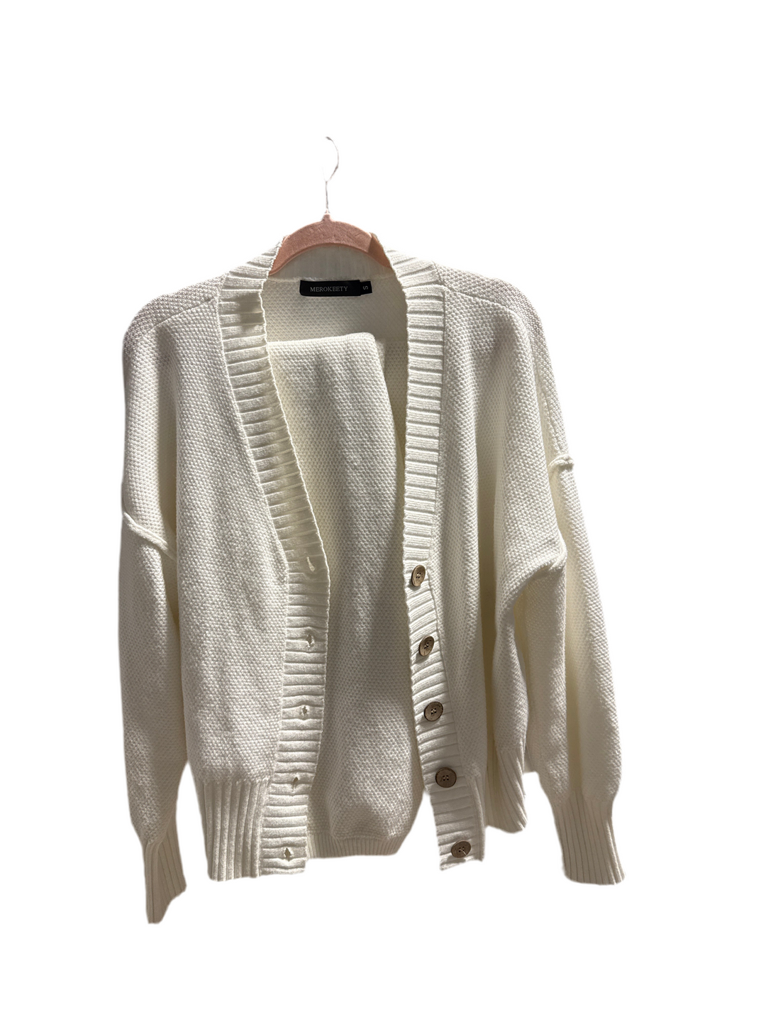 SOLD: Merokeety Cream Knit Set (S)