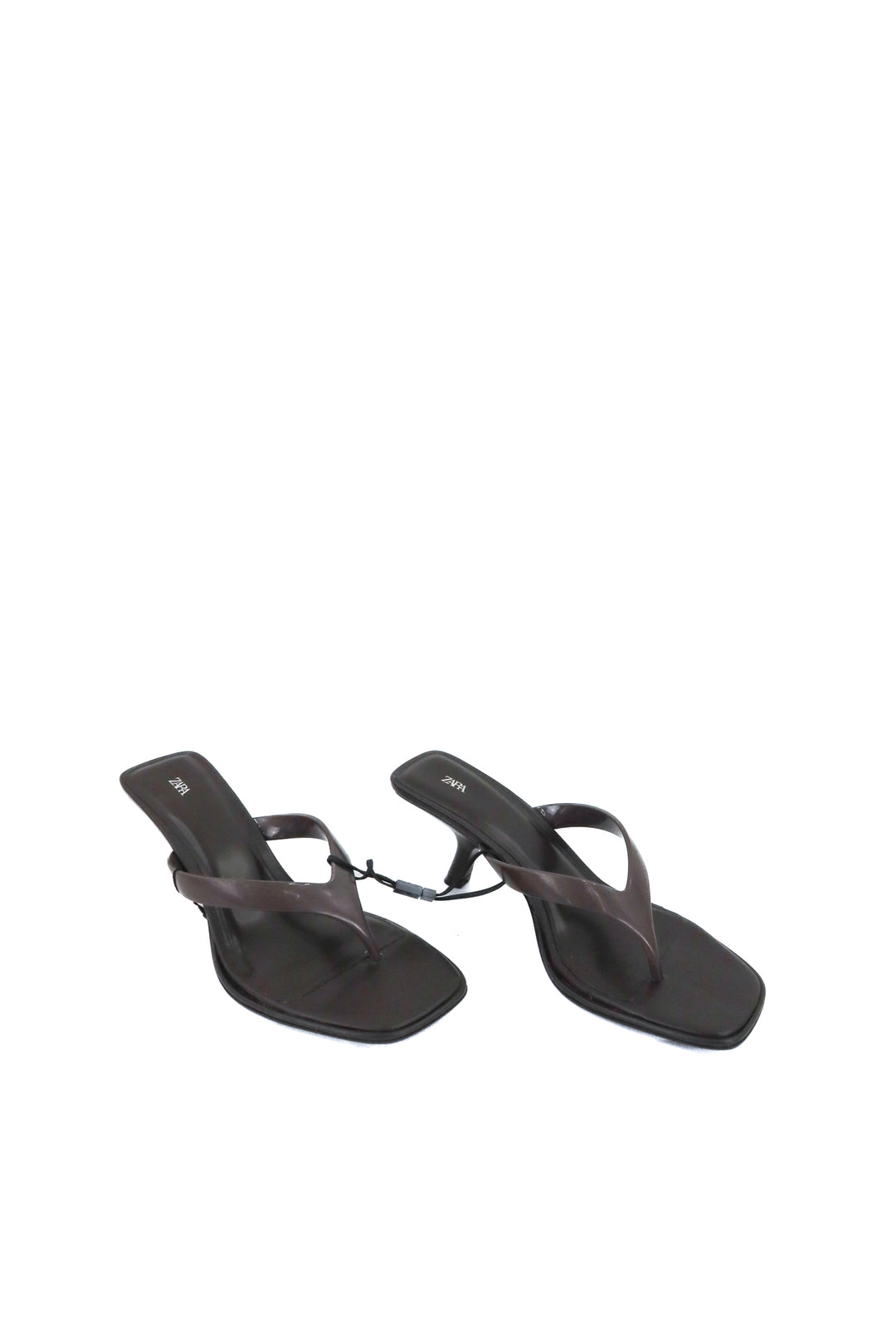 zara brown thong heel (40)