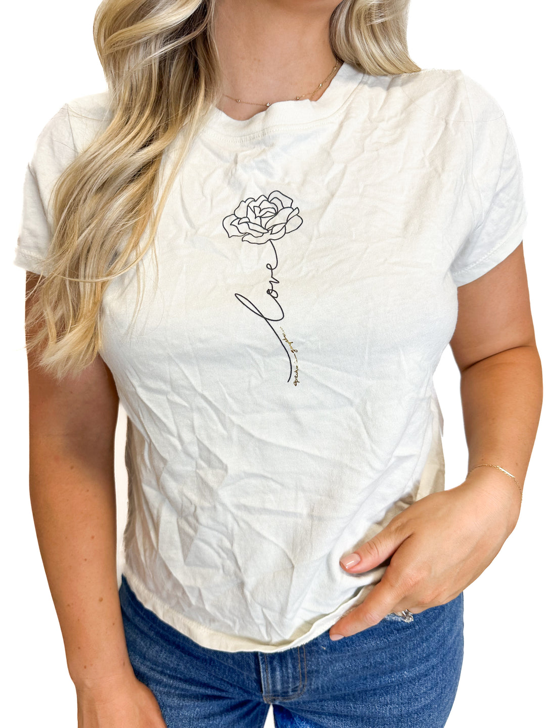 Spiritual Gangster Love Rose Lila Short-Sleeve T-Shirt NWT (S)