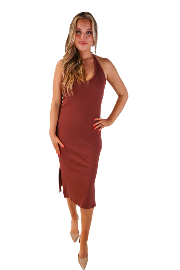 Old navy brown maxi dress NWT (m; retails for $34.99)