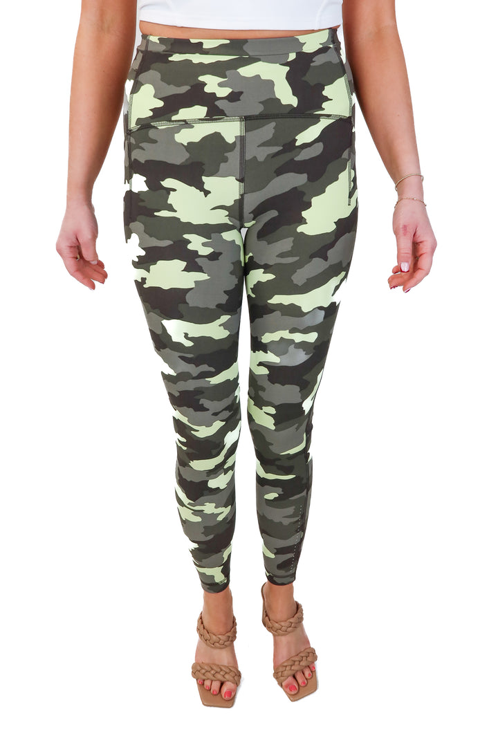 Lululemon Green Camo Leggings (*4)