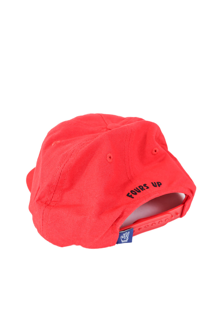 fours up red rope hat
