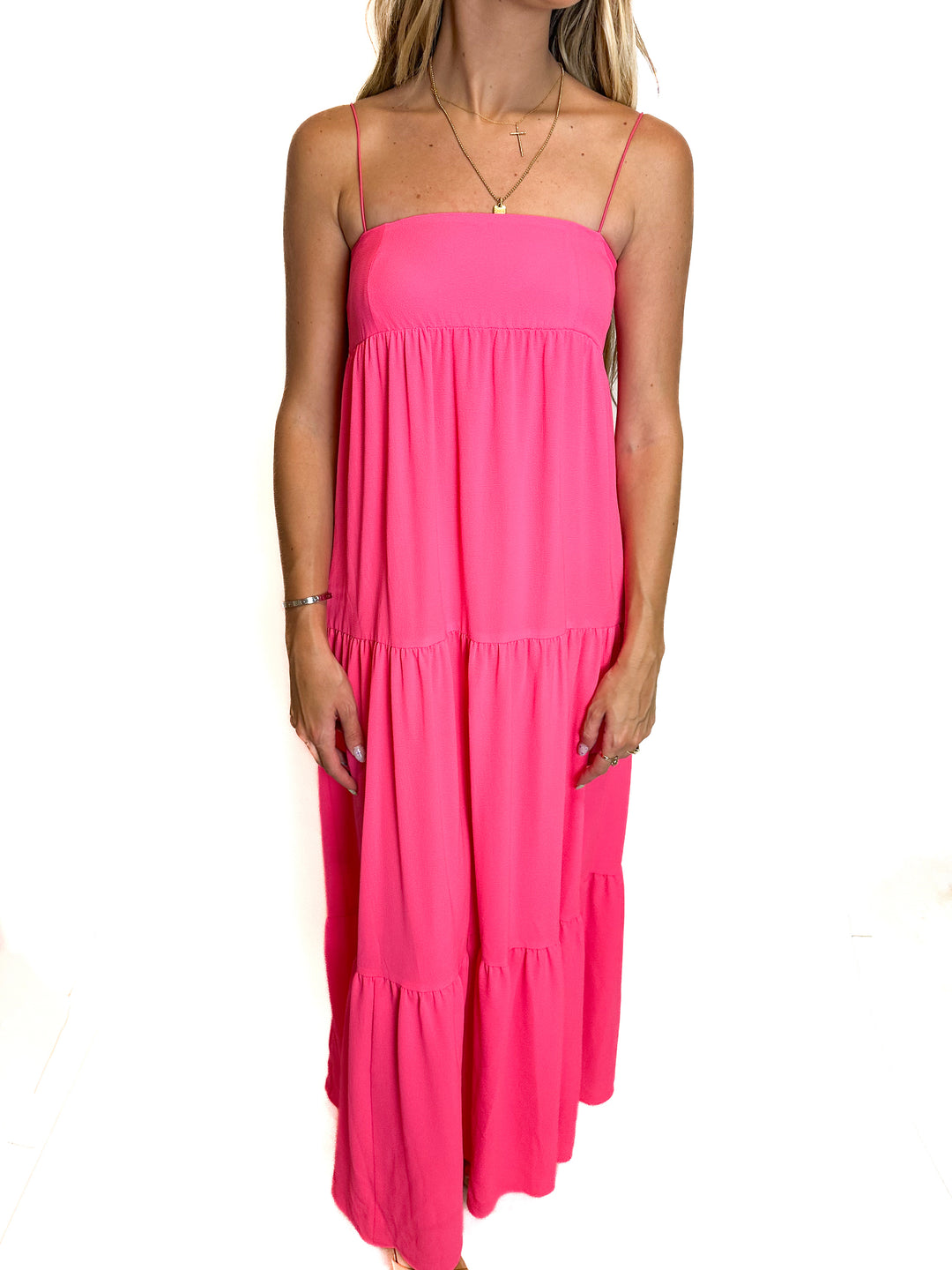 Show Me Your Mumu Hot Pink Maxi Dress NWT (XS)