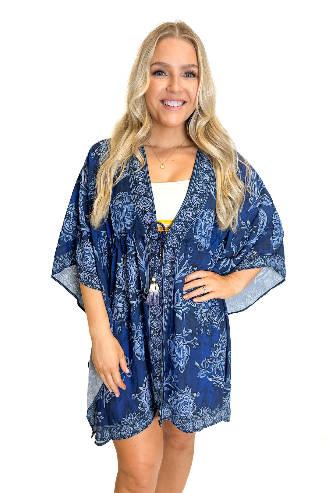 Costa Linda Blue Caftan NWT (O/S)