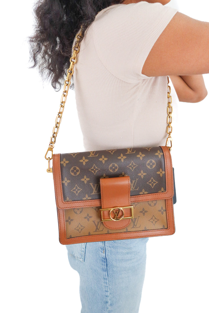 Louis Vuitton Dauphine MM Reverse Monogram (retail $4,050)