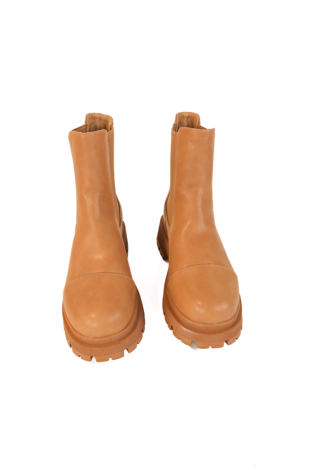 becca brown chelsea platform boots NWOT (8.5)