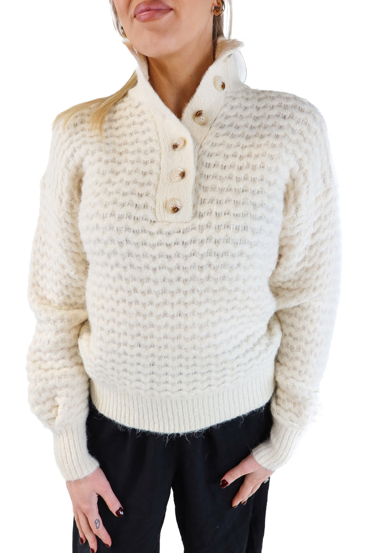 FRNCH Cream Sweater (M)
