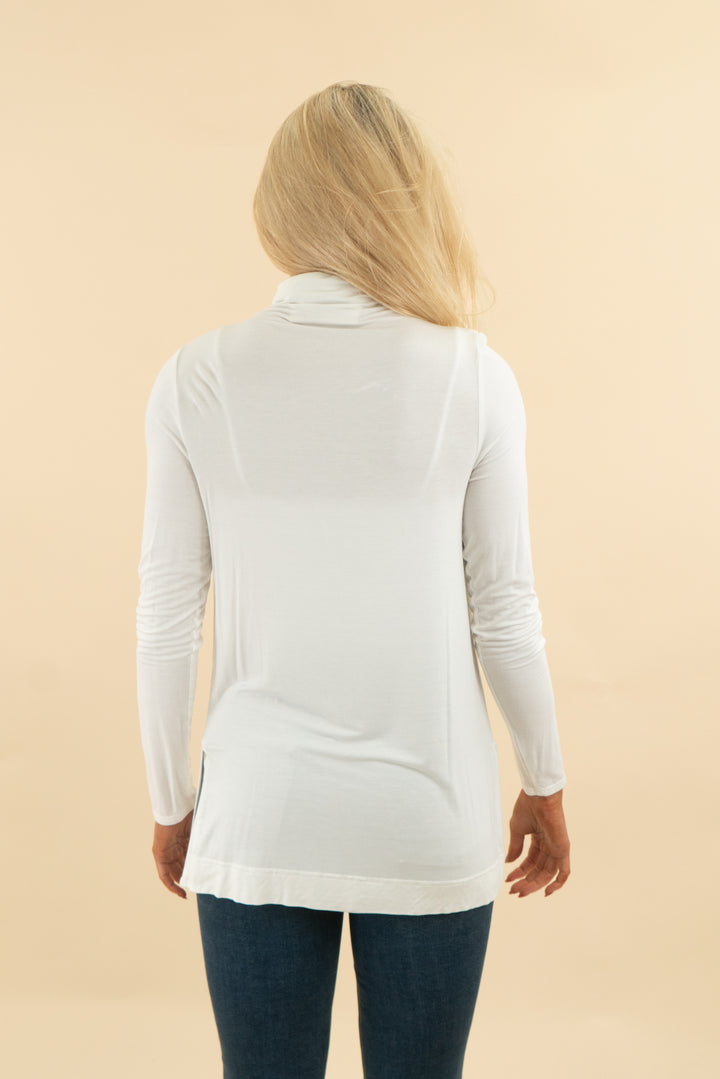 kinross white turtleneck (s; retail $45)