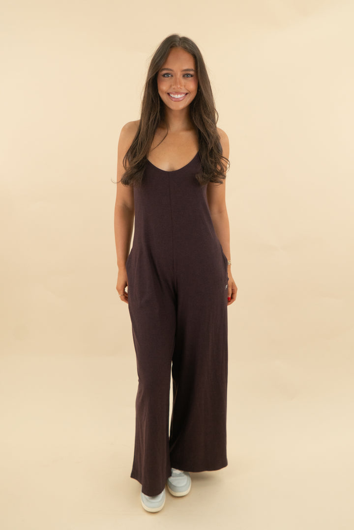 Fabletics wide leg jumpsuit (s; retail $125)