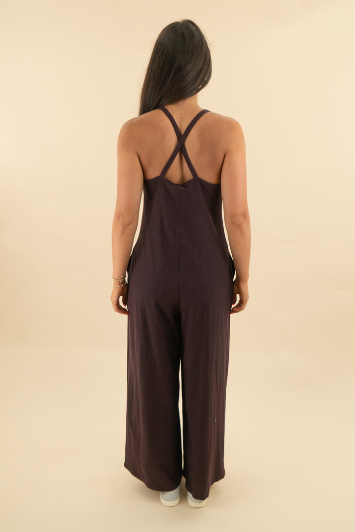 Fabletics wide leg jumpsuit (s; retail $125)