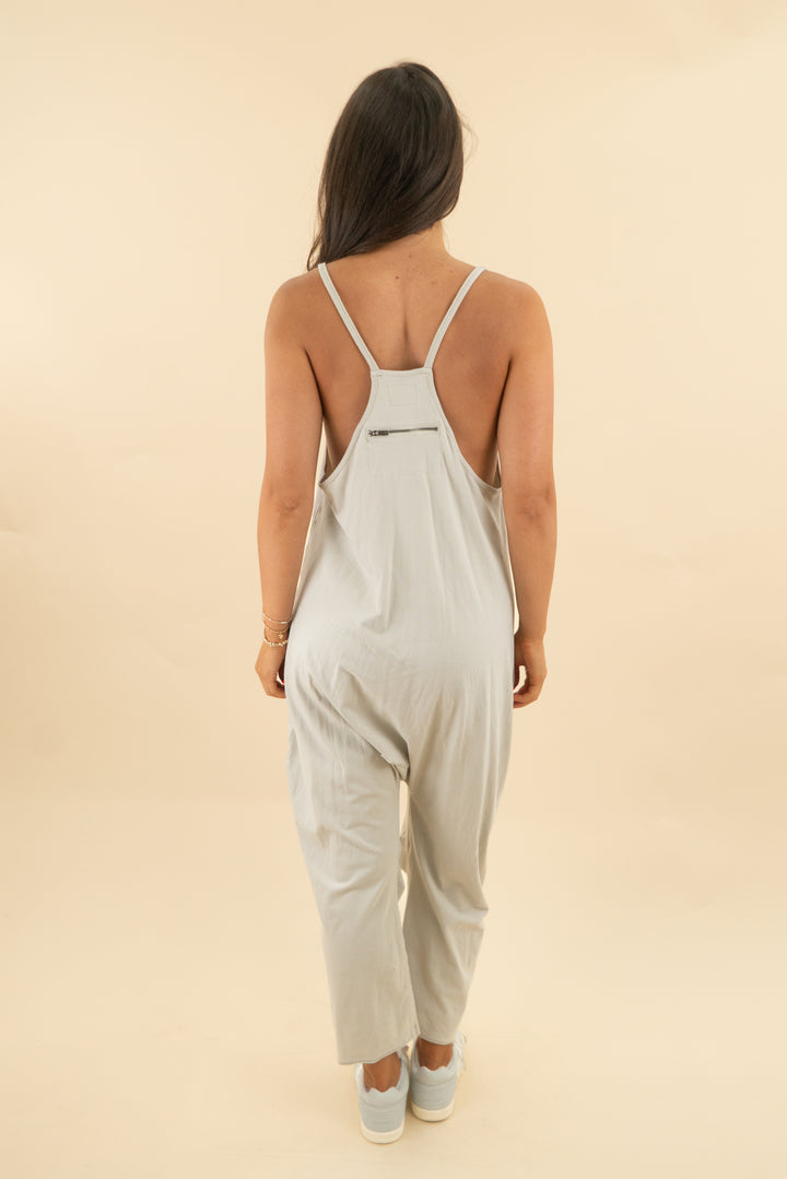 fp movement taupe lounge jumpsuit (s; retail $70)