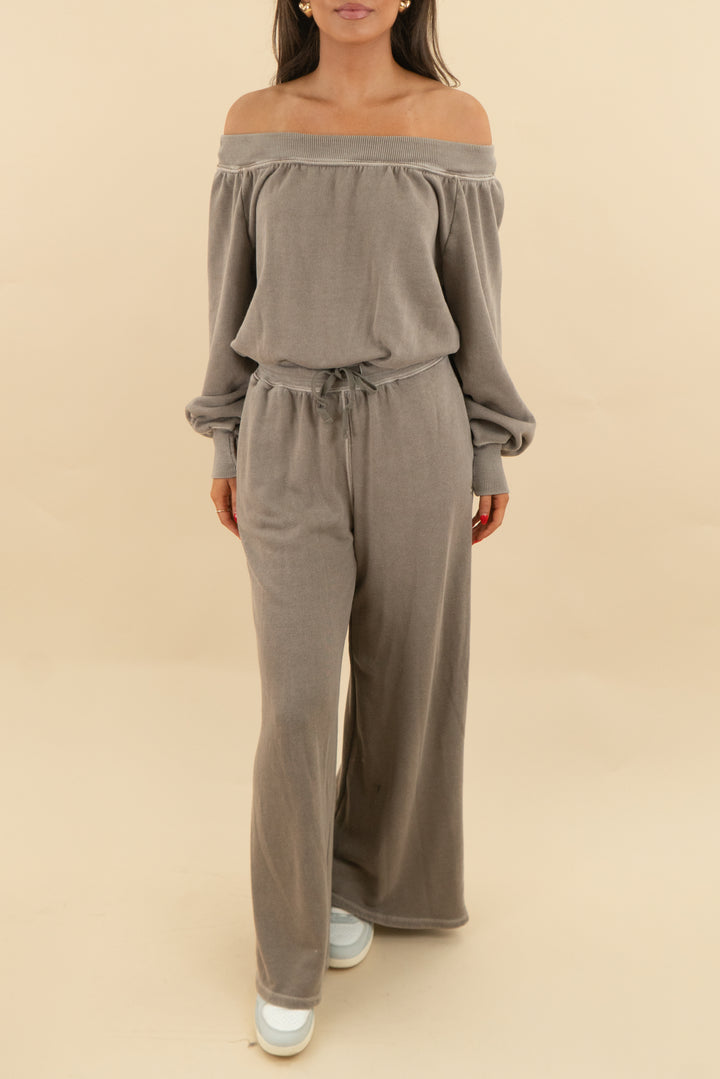 fp movement oatmeal jumpsuit (xs; retail $128)
