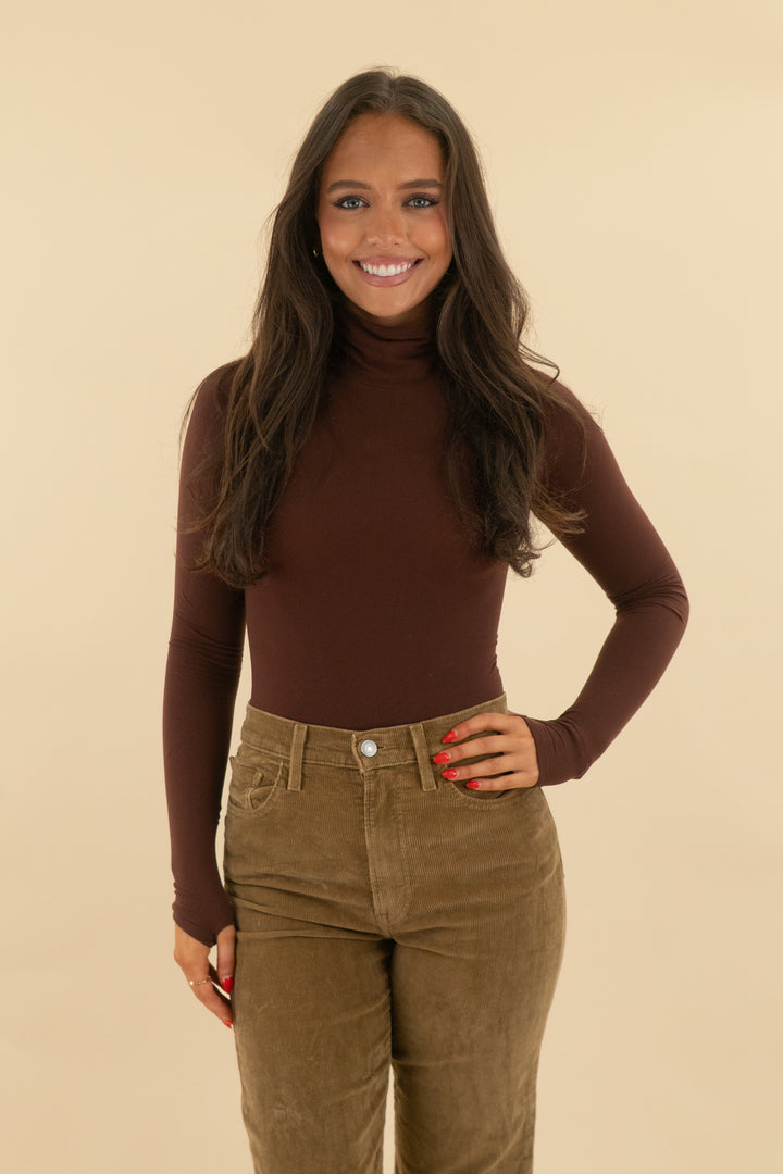 commando brown bodysuit (os; retail $138)