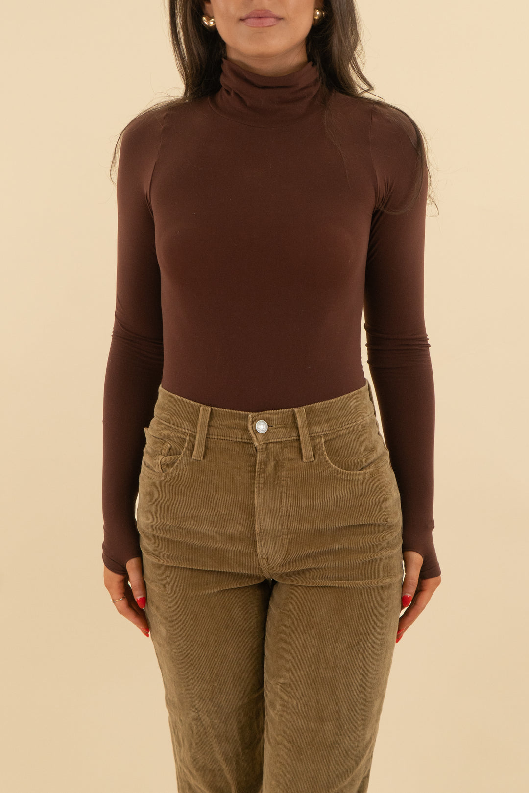 commando brown bodysuit (os; retail $138)
