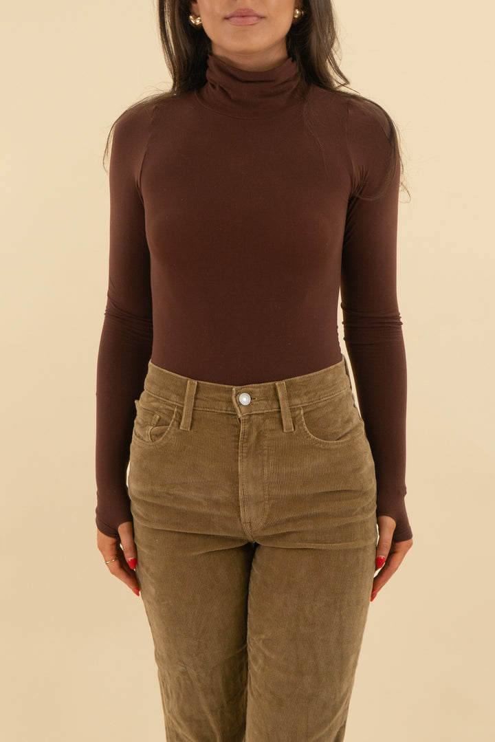 commando brown bodysuit (os; retail $138)
