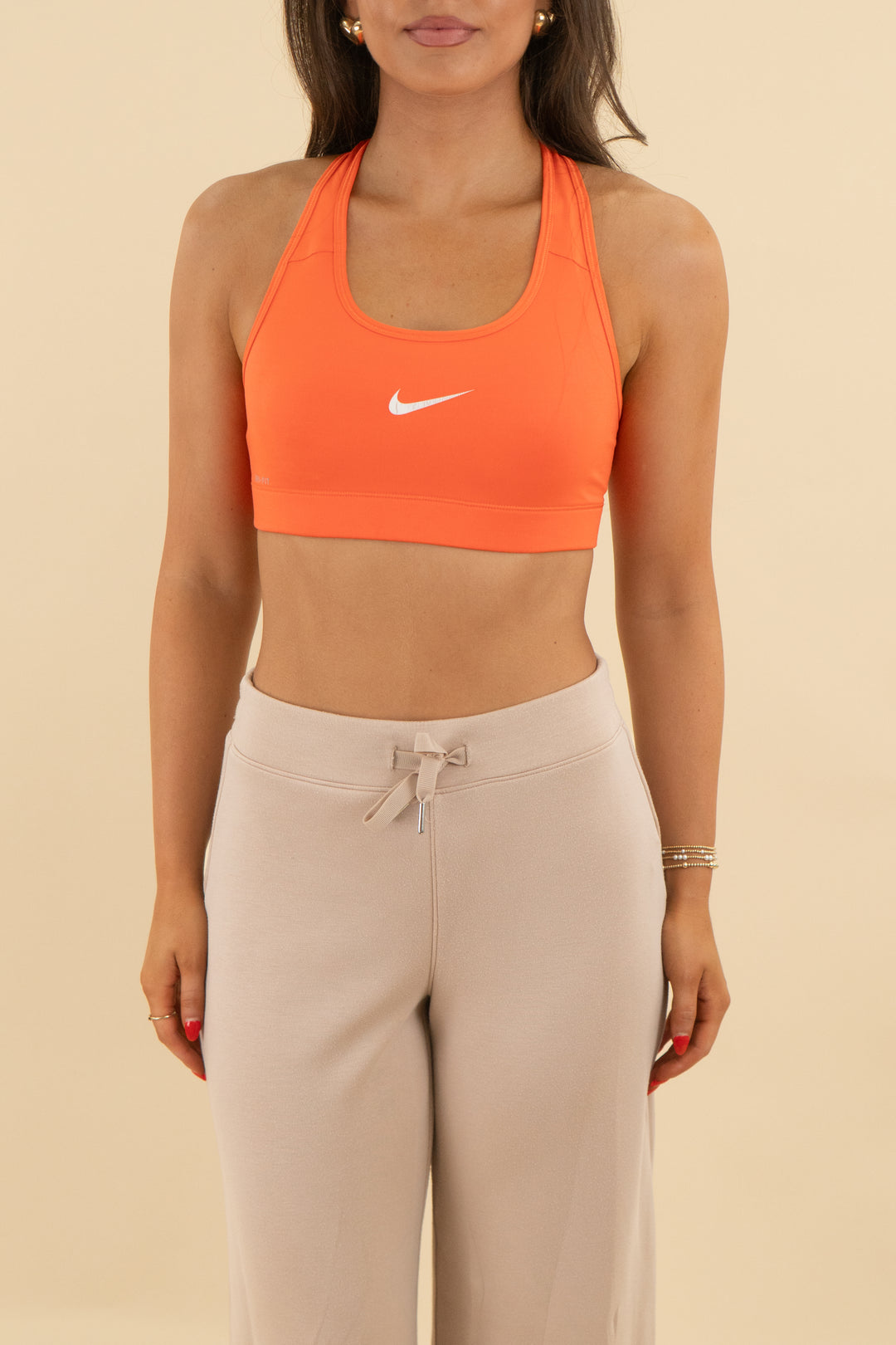 Nike Orange racerback sports bra (s; retail $42)