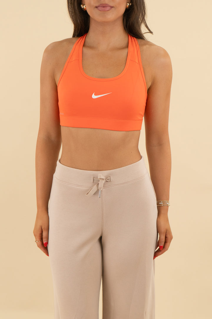Nike Orange racerback sports bra (s; retail $42)