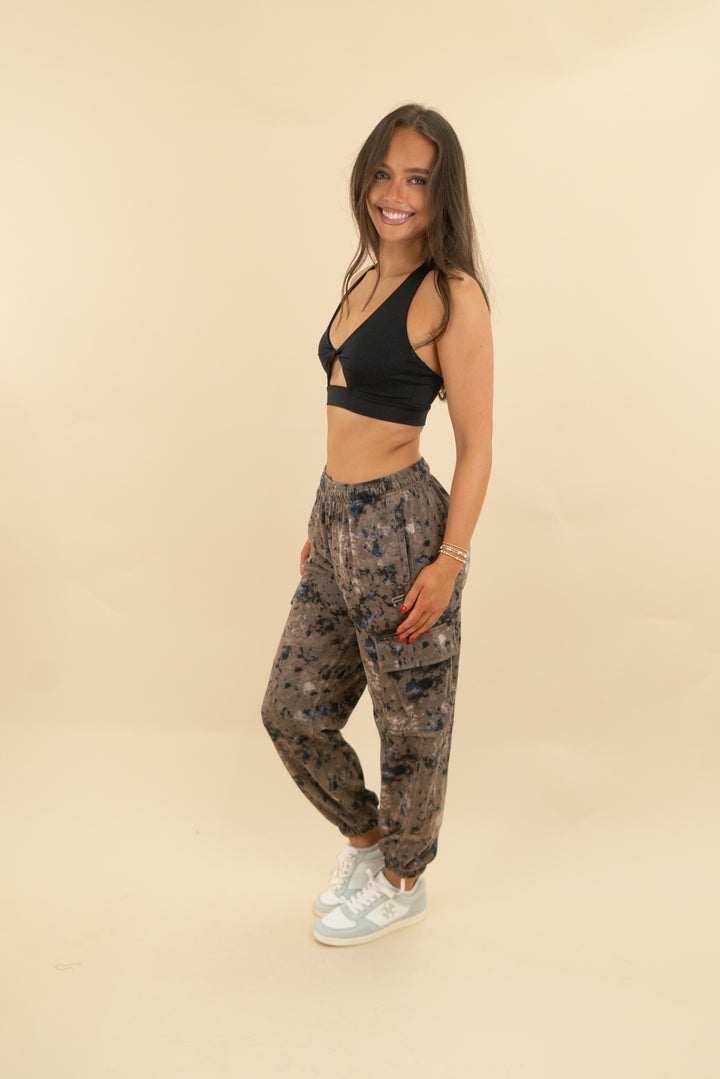 beach riot black shimmer twist sports bra (retail $72)
