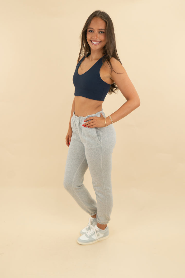 salt project navy/teal reversible sports bra (s; retail $45)