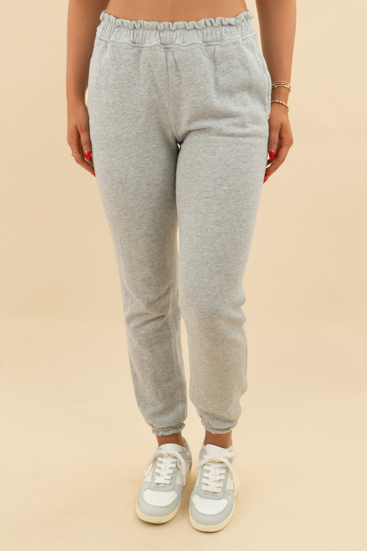 abercrombie & fitch heather grey lounge pant (s; retai $55)